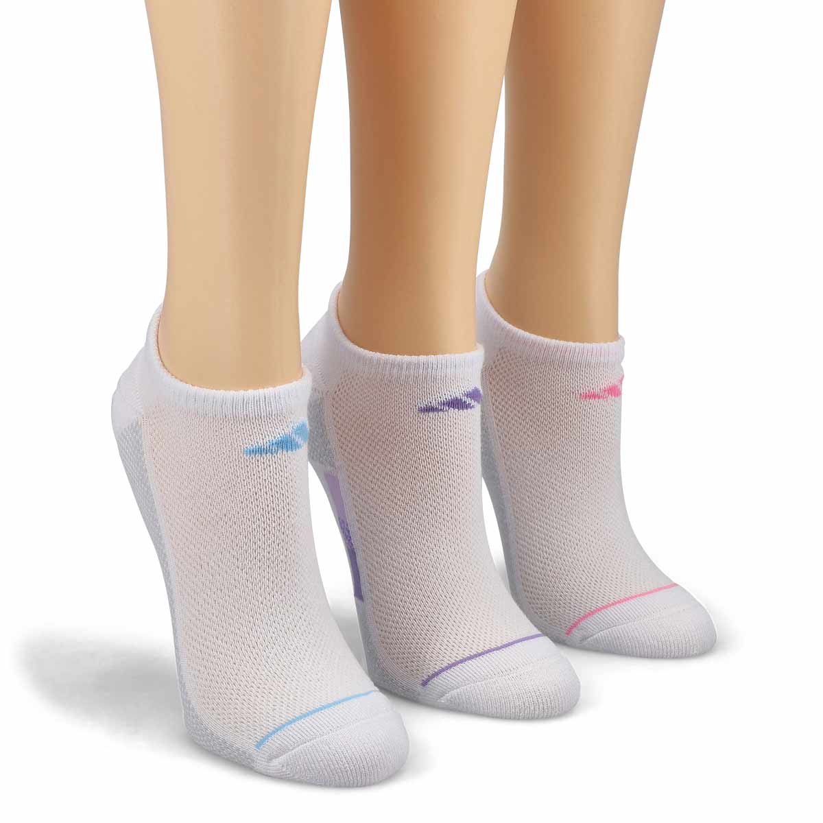 Women's Superlite Stripe No Show 3 Sock - 3 Pack