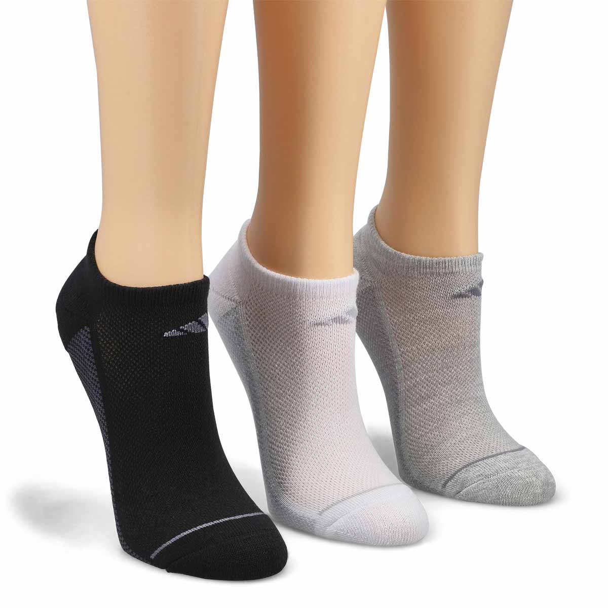 Women's Superlite Stripe 3 No Show Sock - 3 Pack