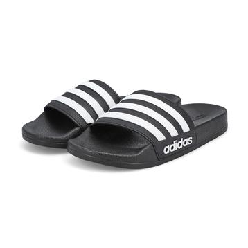 Kids' Adilette Shower K Slide Sandal - Black/White