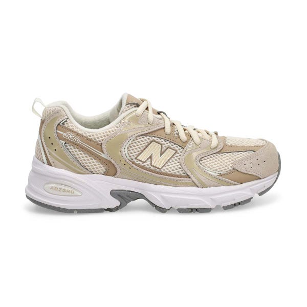 Kids'  530 Lace Up Sneaker - Beige/White