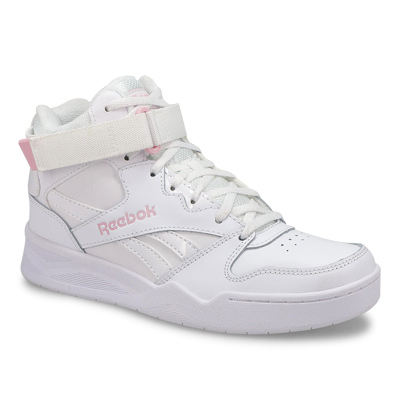Lds Royal BB4500 Hi Strap Sneaker - White/Pink