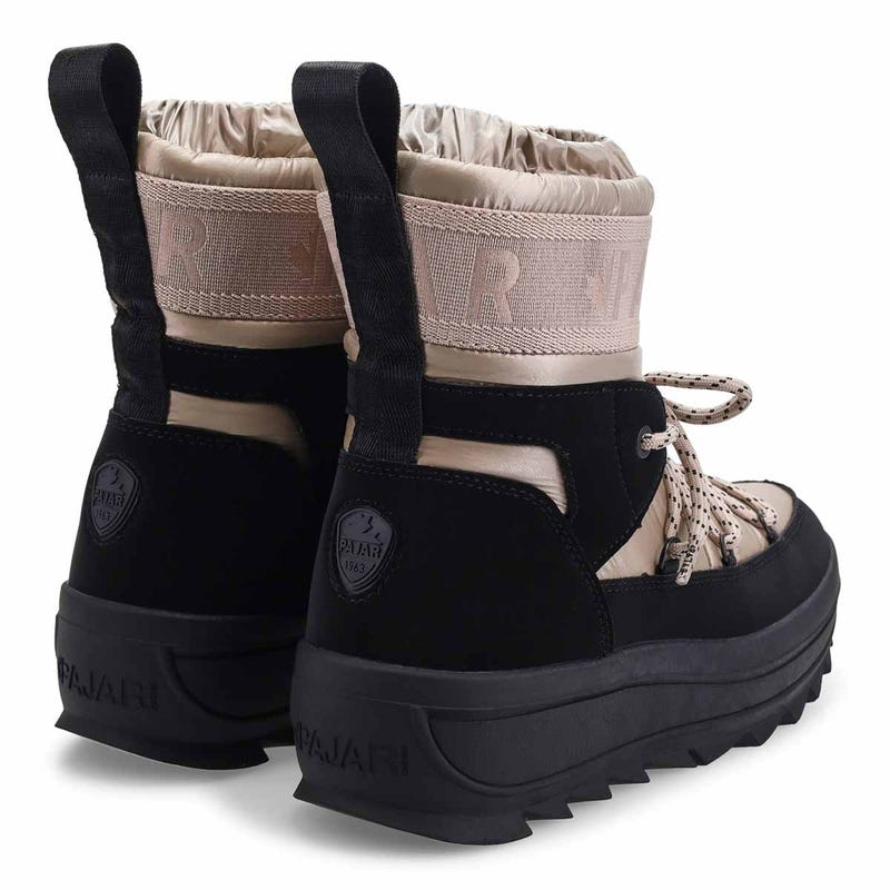 Women's Galaxy Waterproof Winter Boot - Champagne/Black