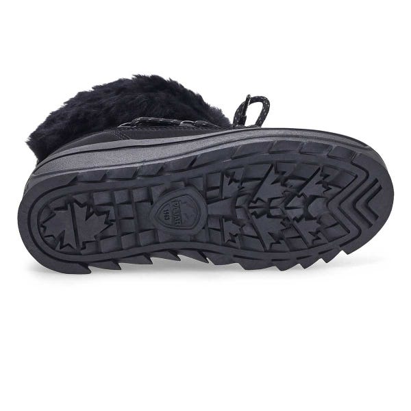 Women's Galaxy Shearling Waterproof Winter Boot - Black
