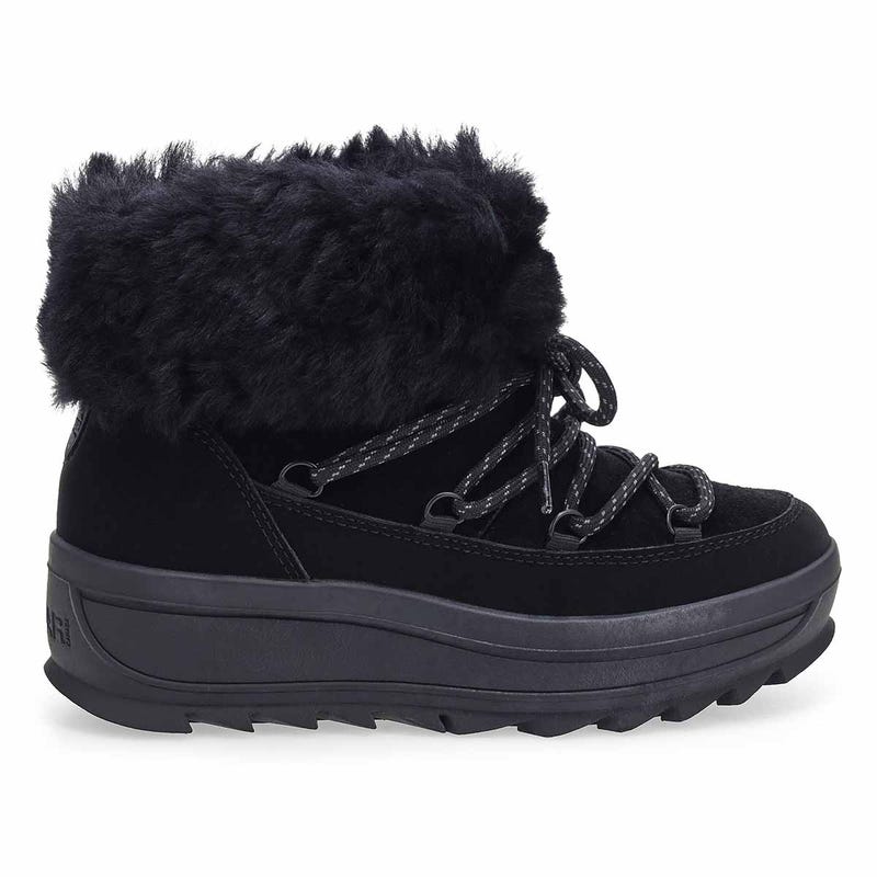 Women's Galaxy Shearling Waterproof Winter Boot - Black