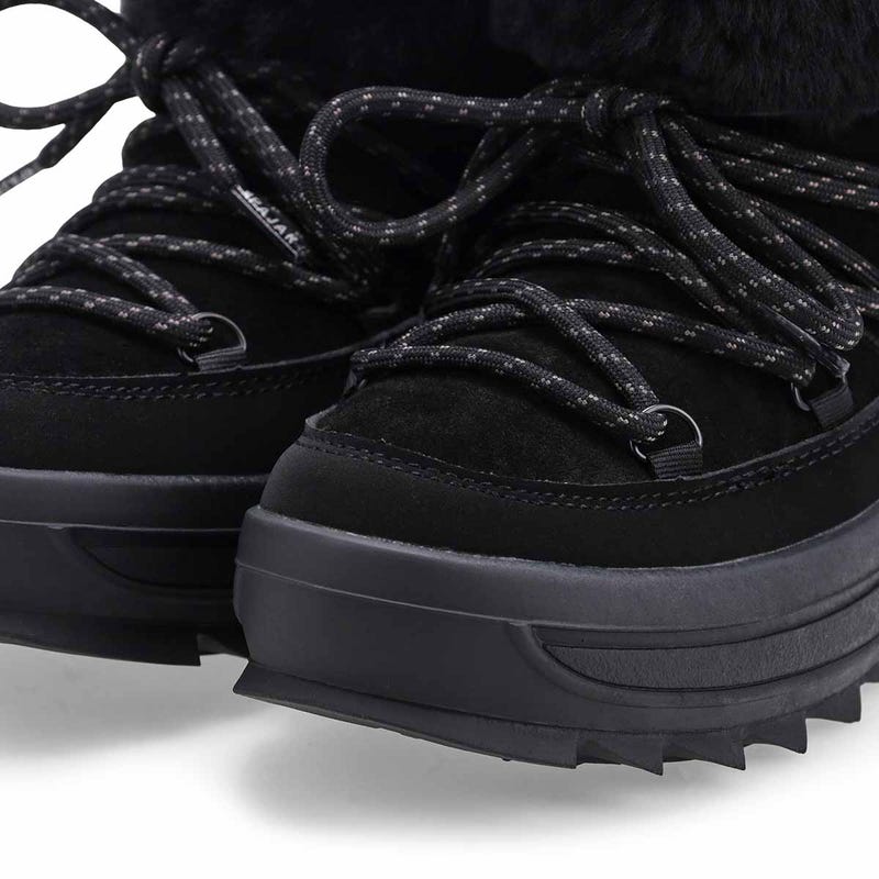 Women's Galaxy Shearling Waterproof Winter Boot - Black