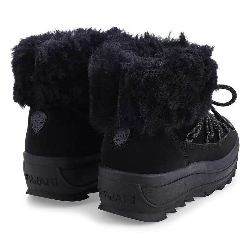 Women's Galaxy Shearling Waterproof Winter Boot - Black