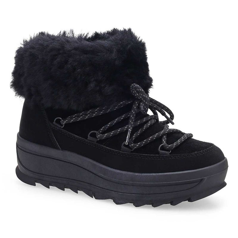 Women's Galaxy Shearling Waterproof Winter Boot - Black