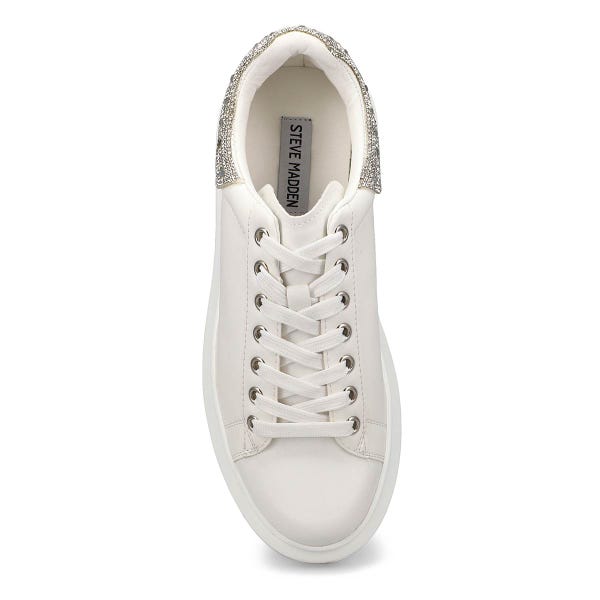Women's Gerry-R Lace Up Fashion Sneaker - Rhinestone