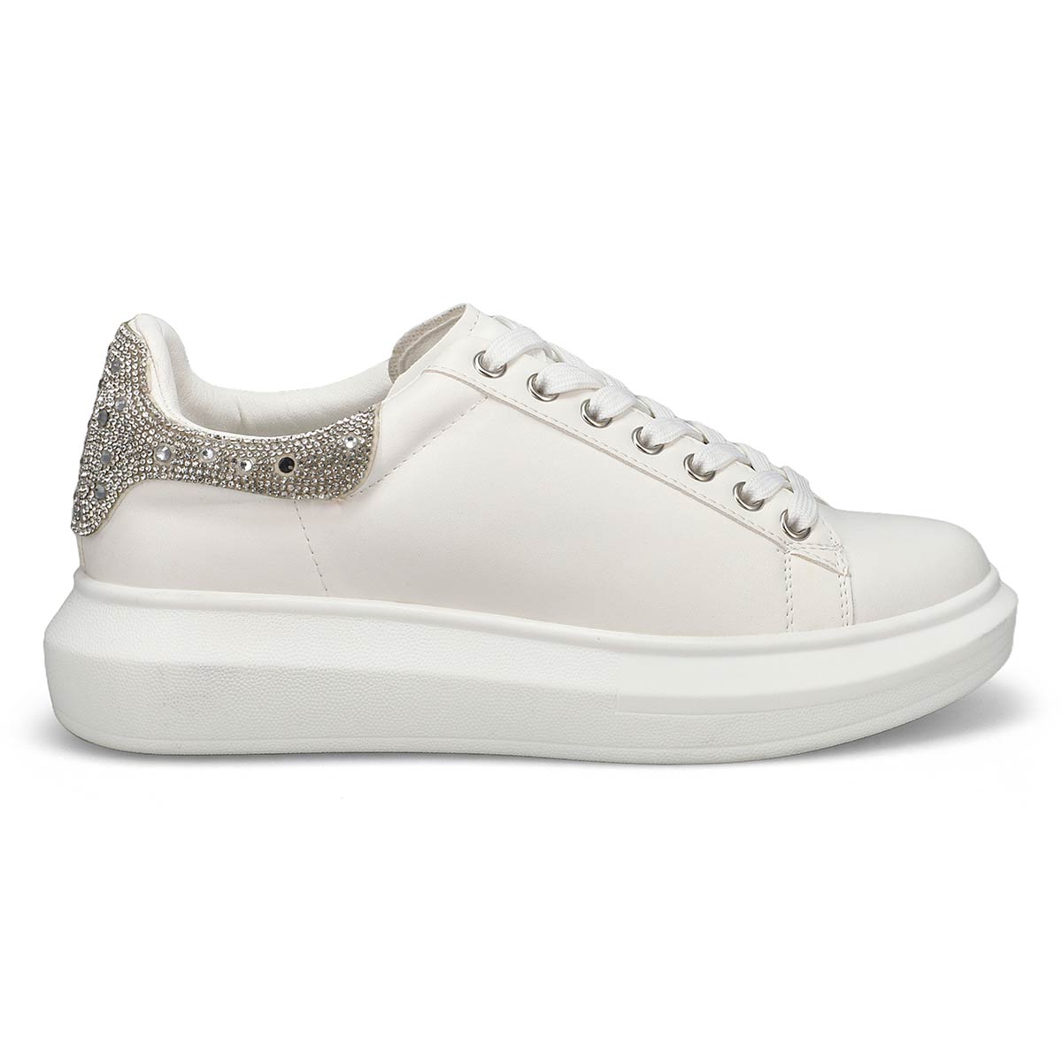 Women's Gerry-R Lace Up Fashion Sneaker - Rhinestone