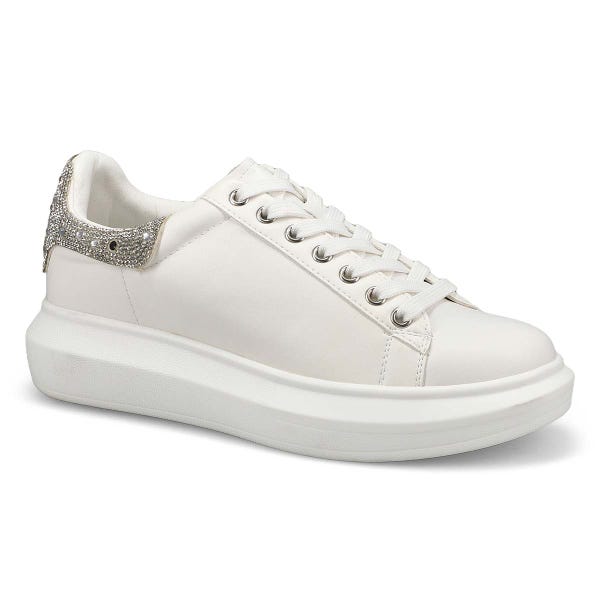 Women's Gerry-R Lace Up Fashion Sneaker - Rhinestone