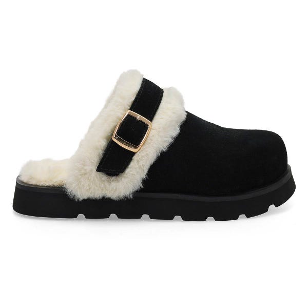 Women's  Glinda Open Back Slipper - Black