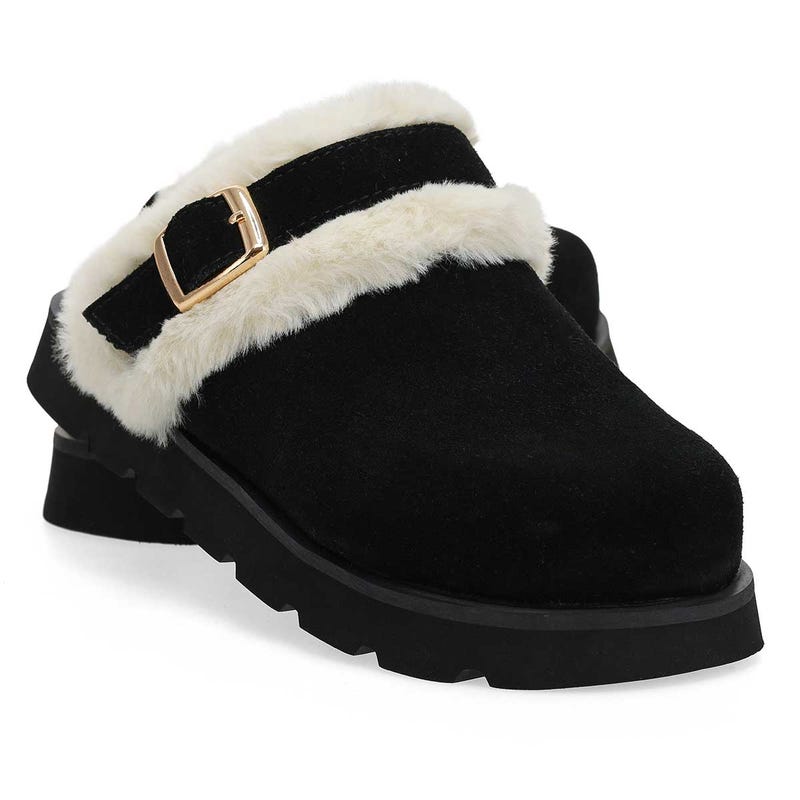 Women's  Glinda Open Back Slipper - Black