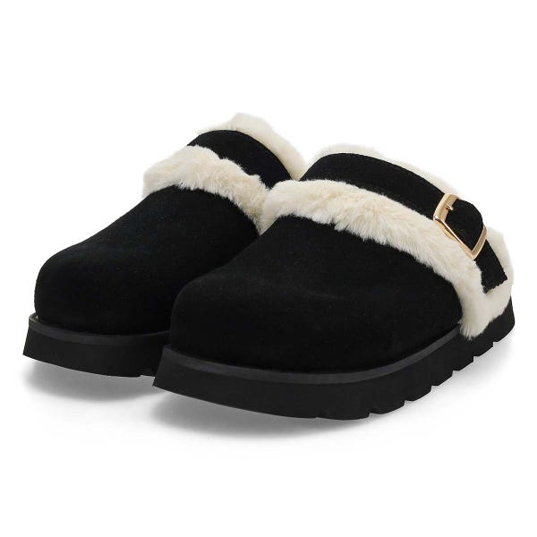 Women's  Glinda Open Back Slipper - Black