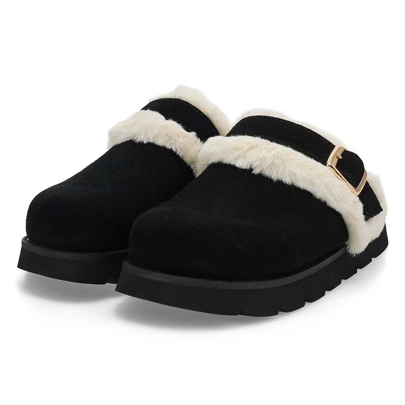 Women's  Glinda Open Back Slipper - Black