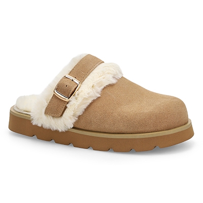 Lds Glinda Open Back Slipper - Sand