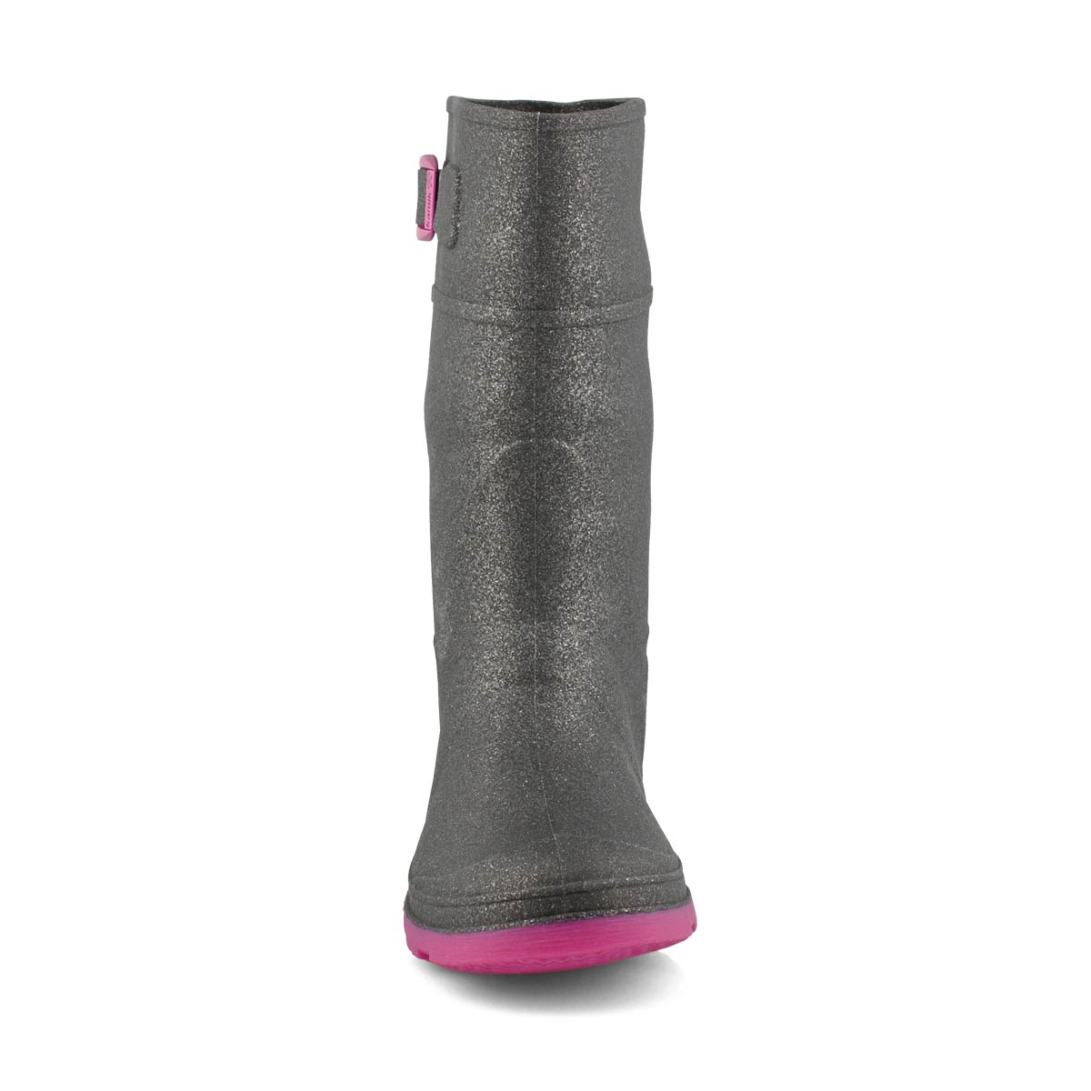 Girls' Glitzy Waterproof Rain boot - Charcoal