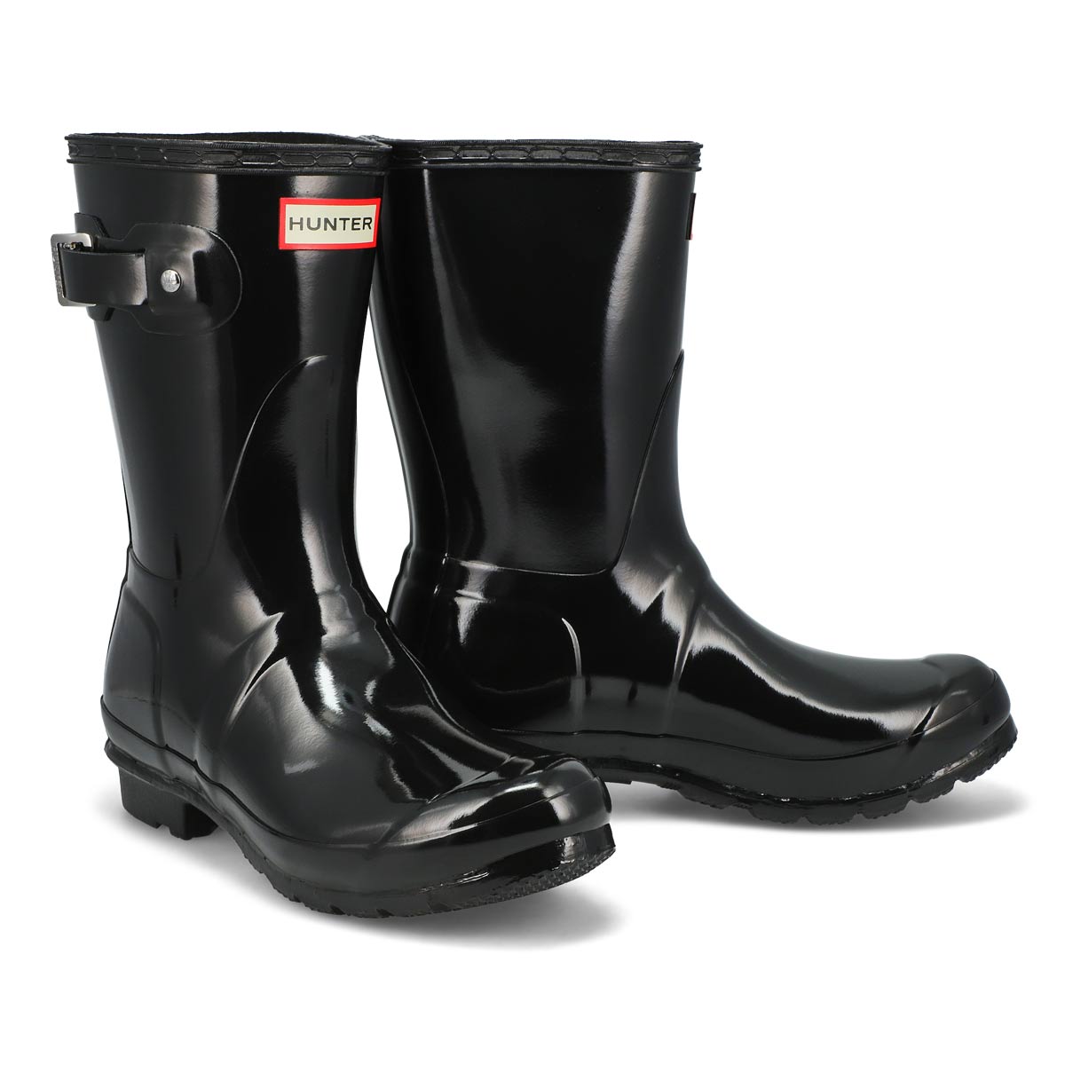 Women's Original Short Gloss Rain Boot - Black