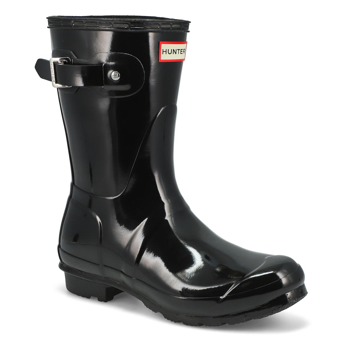 Women's Original Short Gloss Rain Boot - Black