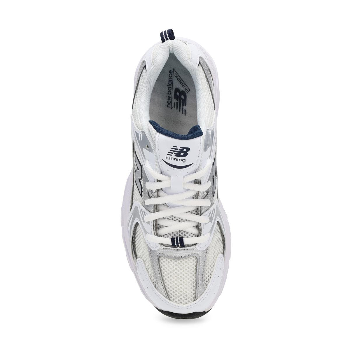 New Balance Kids' 530 Lace Up Sneaker - White | SoftMoc.com