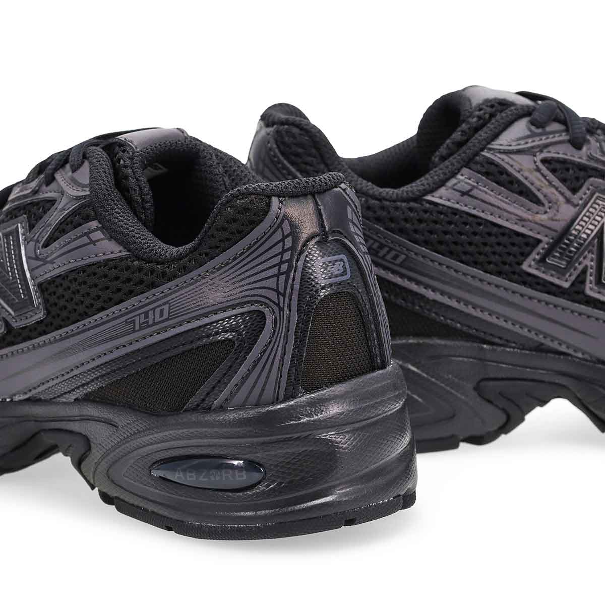 Kids' 740 Lace Up Sneaker - Silver Metallic/Signa