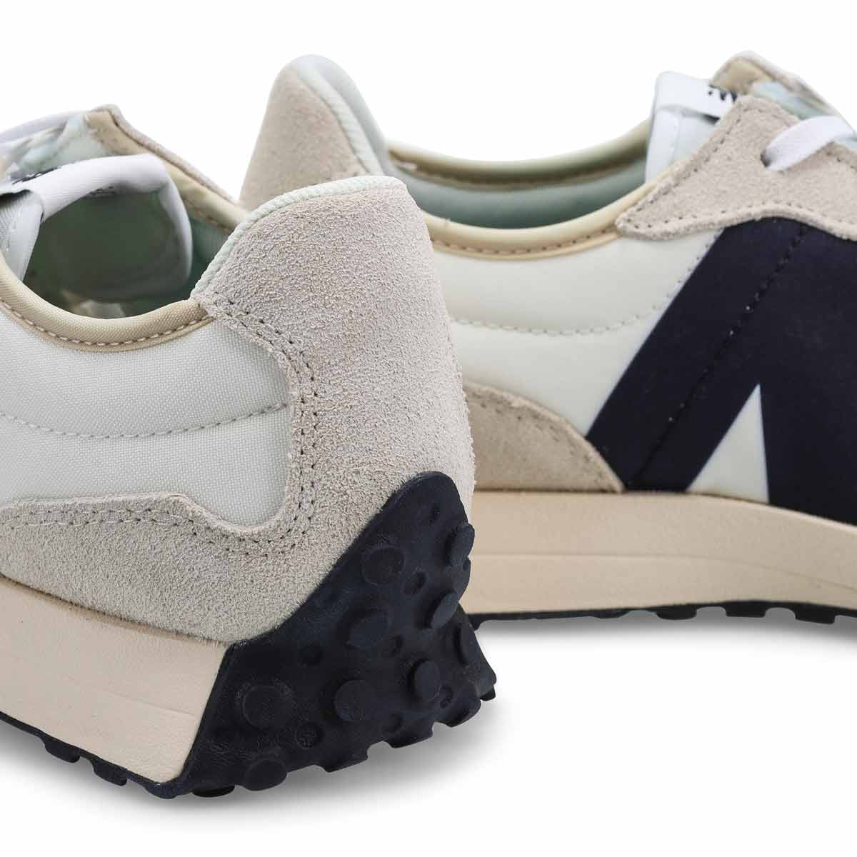 Kids'  327 Lace Up Sneaker - White/Grey/Black