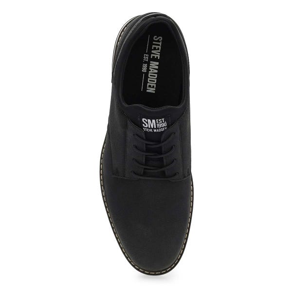Men's Gunther Lace Up Casual Oxford- Black