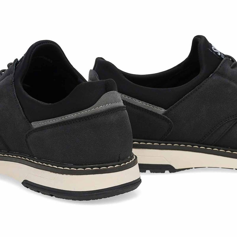Men's Gunther Lace Up Casual Oxford- Black