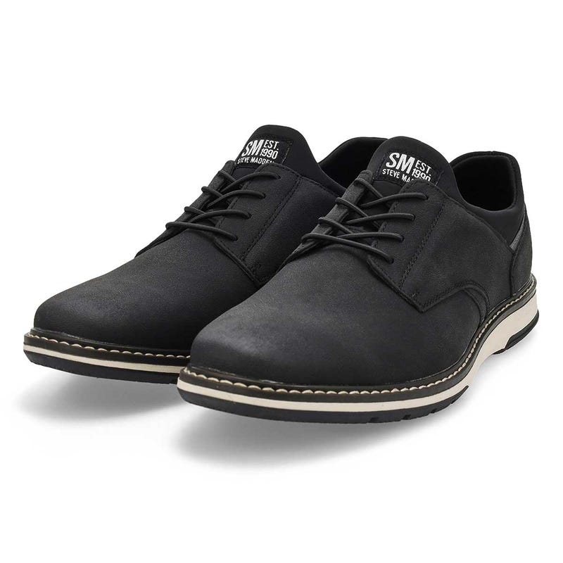 Men's Gunther Lace Up Casual Oxford- Black