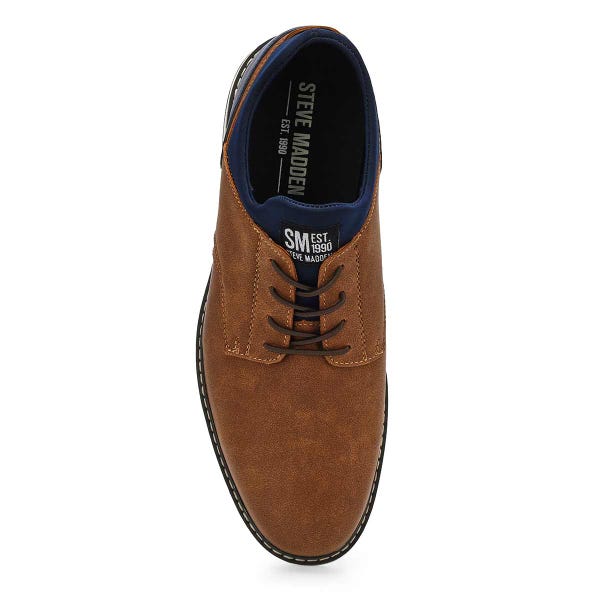 Men's Gunther Lace Up Casual Oxford- Cognac