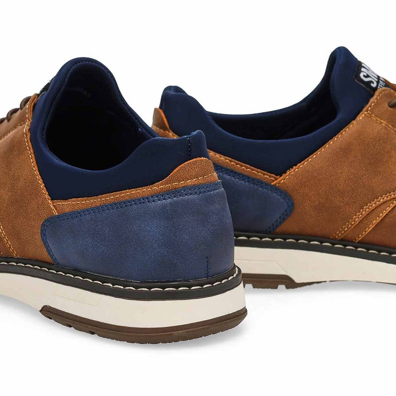 Men's Gunther Lace Up Casual Oxford- Cognac
