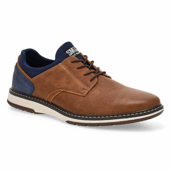 Men's Gunther Lace Up Casual Oxford- Cognac