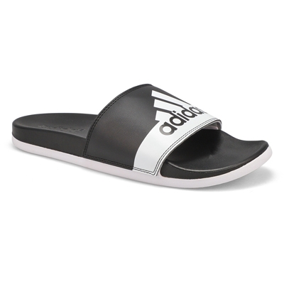 Lds Adilette Comfort Sandal - Black/White