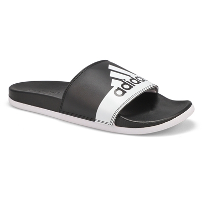 Claquette Adilette Comfort, noir/blc,fem