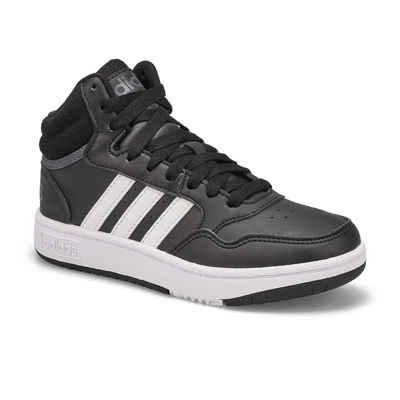 adidas Kids' Hoops Mid 3.0 K Sneaker - Black/ | SoftMoc.com