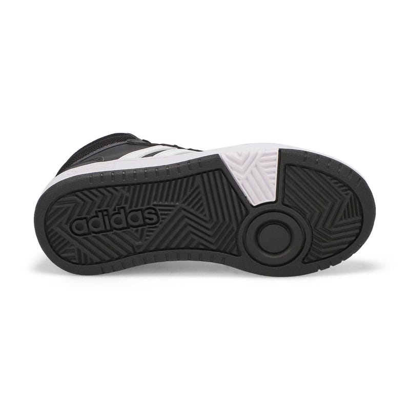 Baskets HOOPS MID 3.0 K, noir/blanc, enfants