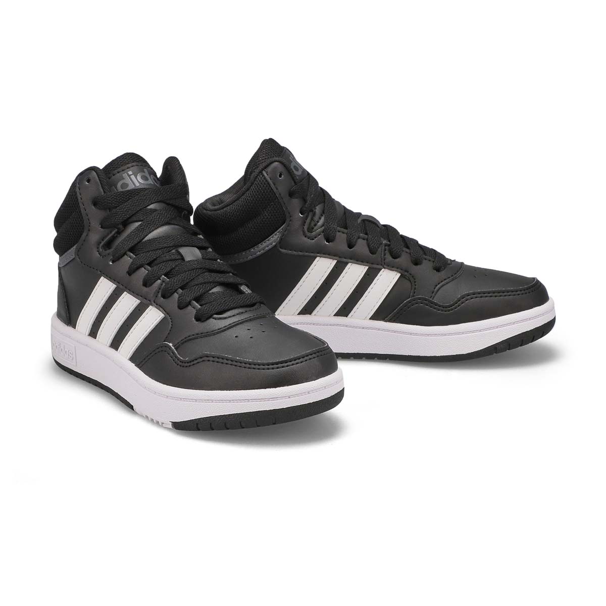 Kids' Hoops Mid 3.0 K Sneaker - Black/White