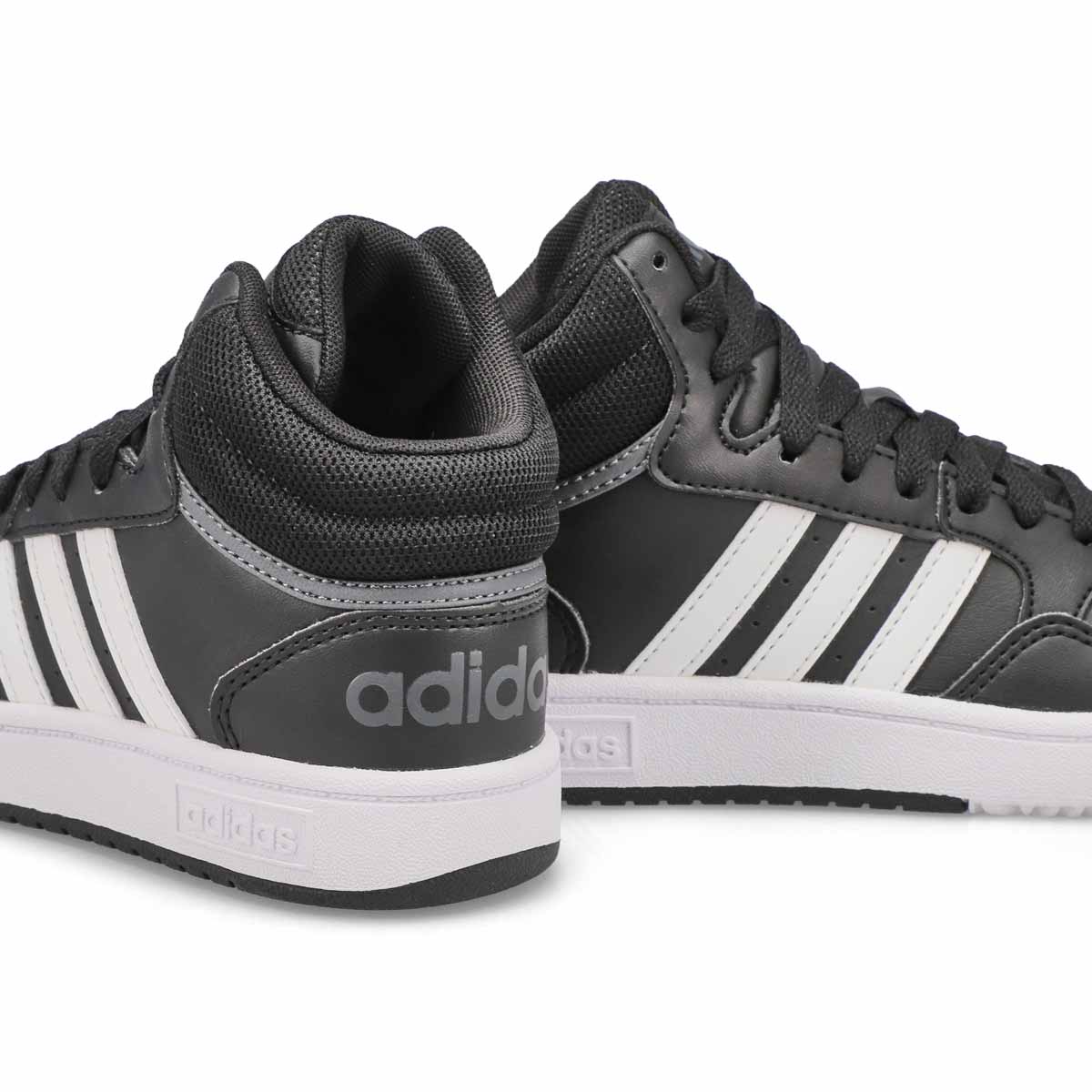 Kids' Hoops Mid 3.0 K Sneaker - Black/White