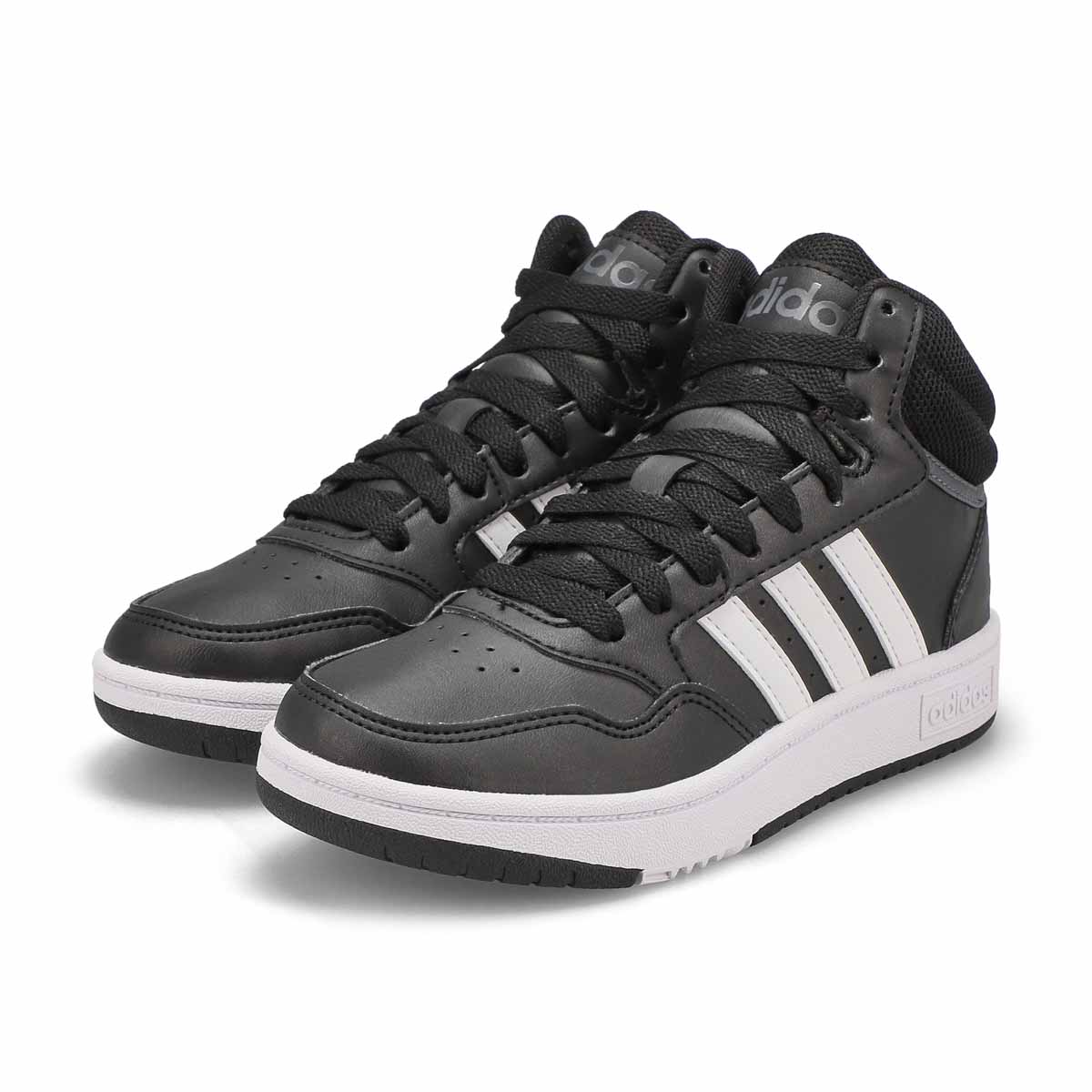 Kids' Hoops Mid 3.0 K Sneaker - Black/White