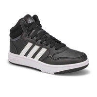 Kids' Hoops Mid 3.0 K Sneaker - Black/White