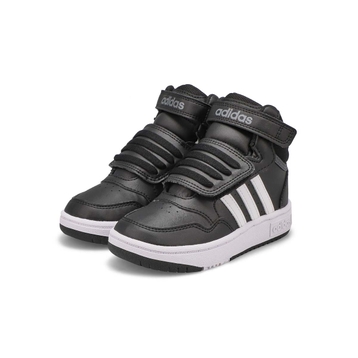 Infants' B Hoops Mid 3.0 K Sneaker - Black/White