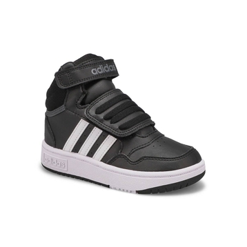 Infants' B Hoops Mid 3.0 K Sneaker - Black/White