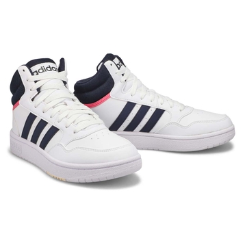 Women's Hoops 3.0 Mid Lace Up Sneaker - White/Ink/