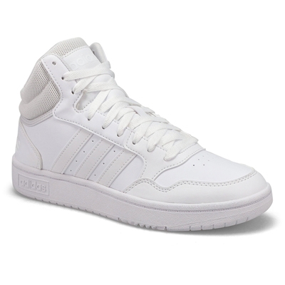 Lds Hoops 3.0 High Top Sneaker - White/Grey