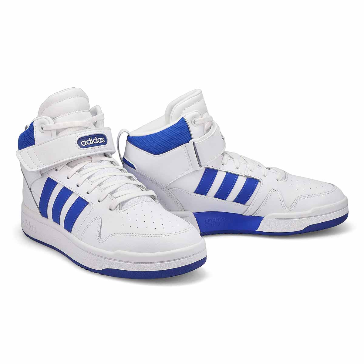Men's Postmove Mid Lace Up Sneaker - White/Royal Blue