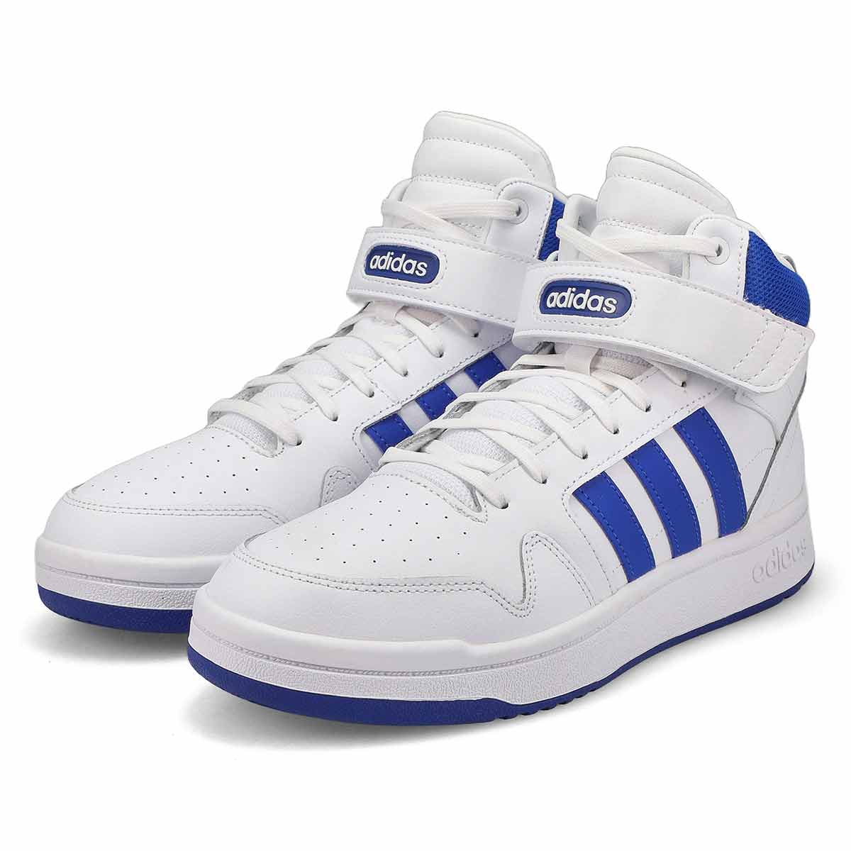 Men's Postmove Mid Lace Up Sneaker - White/Royal Blue