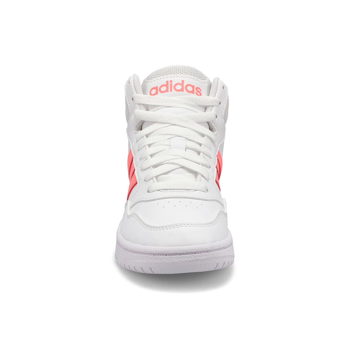 Girls' Hoops Mid 3.0 K Sneaker - White/Pink