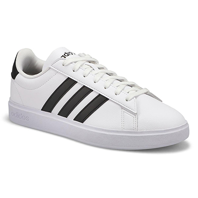 Mns Grand Court 2.0 Lace Up Sneaker - White/ Core Black/White