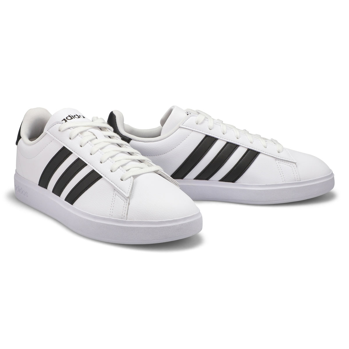 Men's Grand Court 2.0 Lace Up Sneaker - White/Black