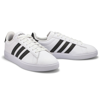 Men's Grand Court 2.0 Lace Up Sneaker - White/Blac