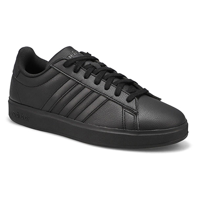 Mns Grand Court 2.0 Lace Up Sneaker - Core Black/Core Black/White
